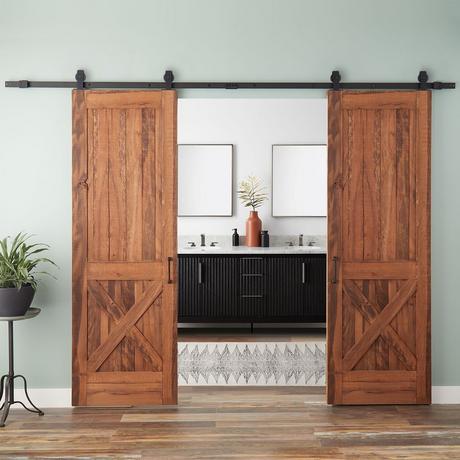 Bowden Barn Door - Second Door Kit - Top Mount - Black