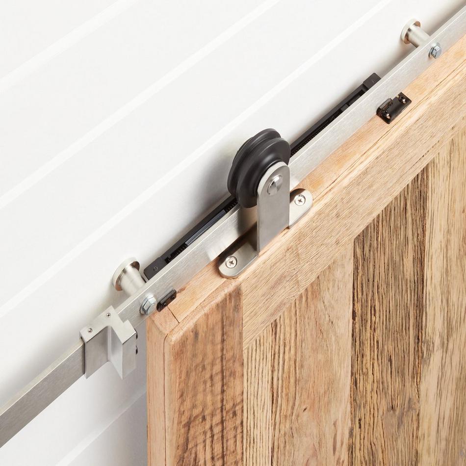 60" Hal Barn Door Hardware Kit with Soft Close - Oil Rubbed Bronze, , large image number 5