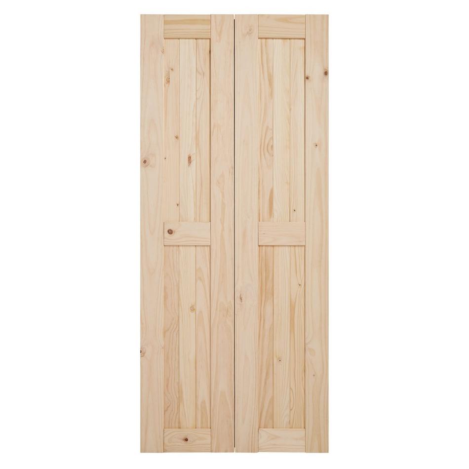 Polson Bi-Fold Barn Door Hardware - 36" Opening with door, , large image number 2