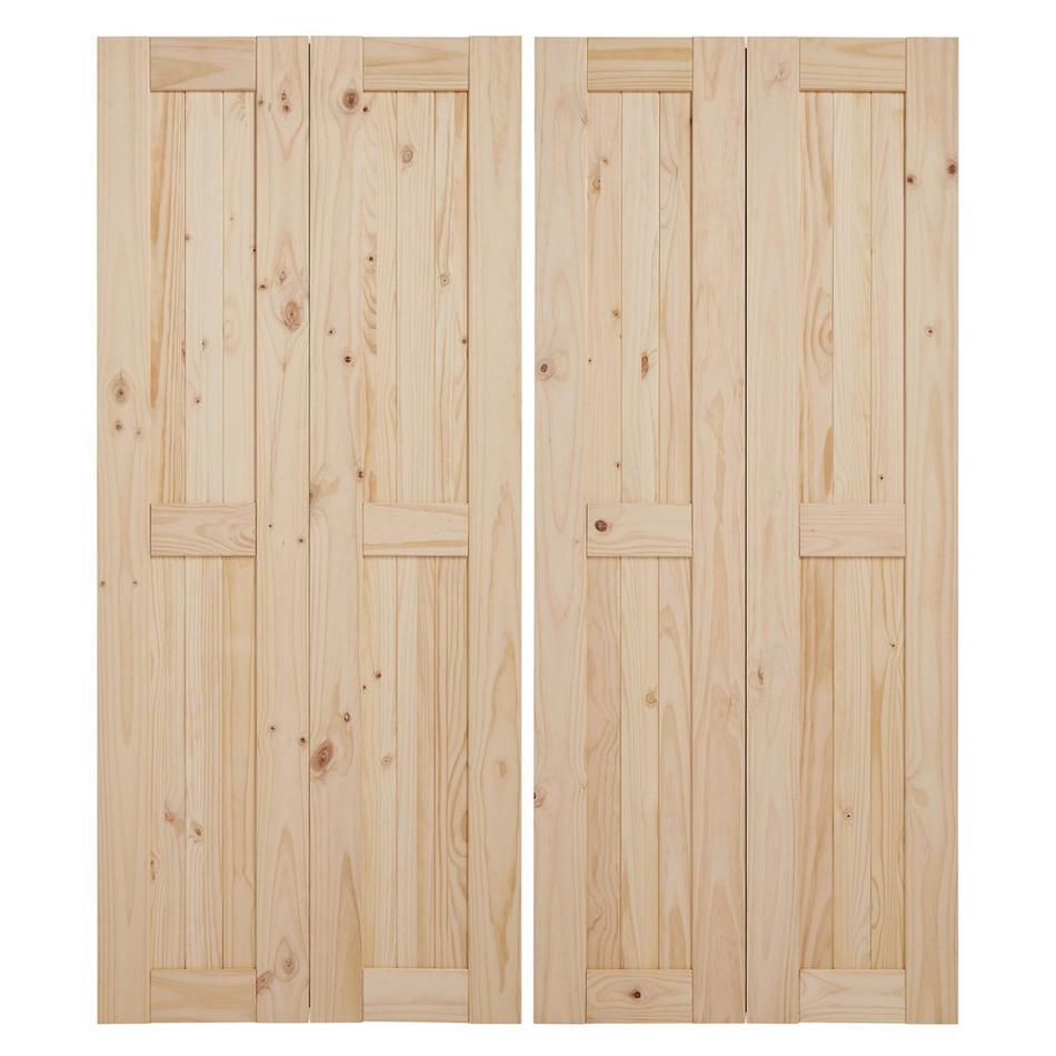 Polson Bi-Fold Barn Door Hardware - 72" Opening with doors, , large image number 2