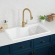 35" Kendale Granite Composite Drop-In Kitchen Sink - Milk White, , large image number 2