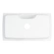 35" Kendale Granite Composite Drop-In Kitchen Sink - Milk White, , large image number 8