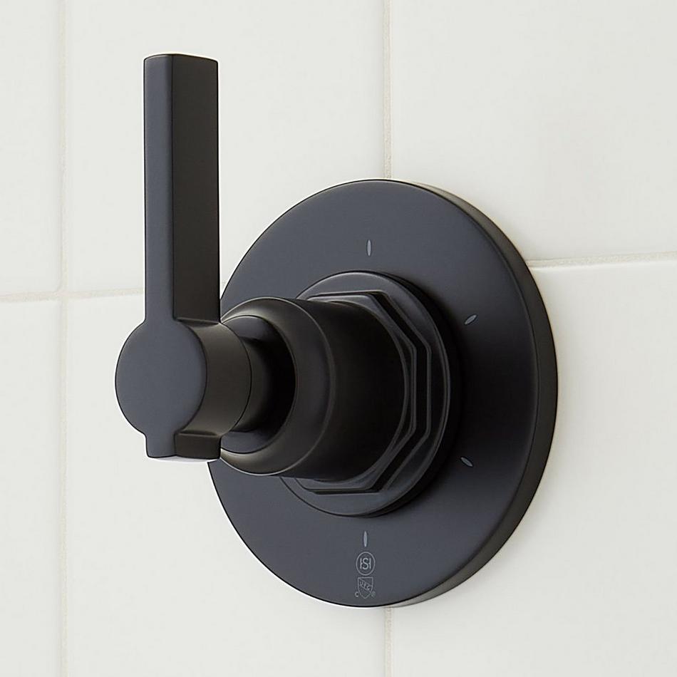 Greyfield In-Wall Shower Diverter with Valve - Matte Black, , large image number 0