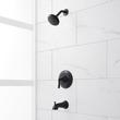 Provincetown Pressure Balance Tub and Shower System - Matte Black, , large image number 0