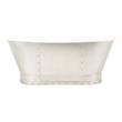 67" Brayden Bateau Cast Iron Skirted Tub - Stainless Steel Skirt - Chrome Daisy Wheel, , large image number 2