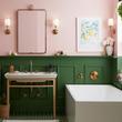 Poplin Single Vanity Light - Candelabra, , large image number 1