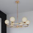 Alfaro 6-Light Chandelier - Opal Shade, , large image number 1