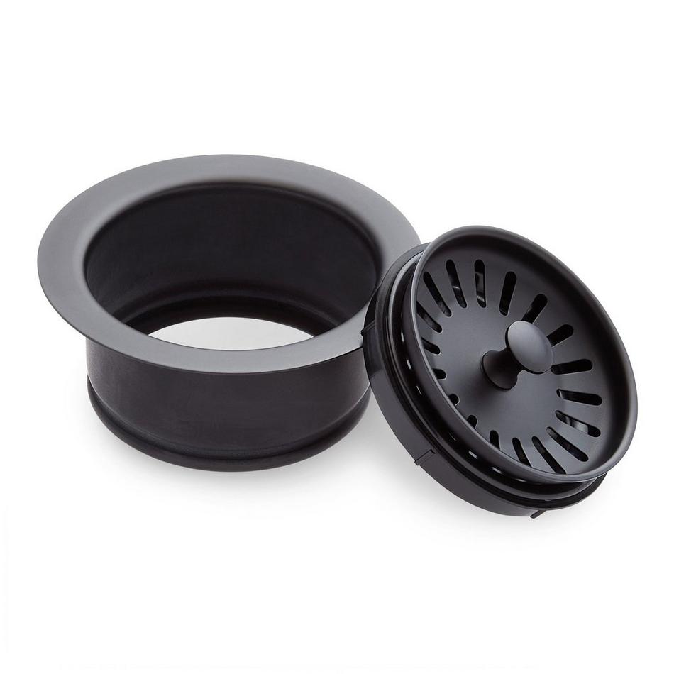 Disposer Flange Set - Matte Black, , large image number 1