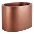 48" Raksha Hammered Copper Japanese Soaking Tub, , large image number 1