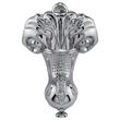 51" Ultra Acrylic Slipper Clawfoot Tub - Roll-Top - Chrome Imperial Feet - No Drain, , large image number 2