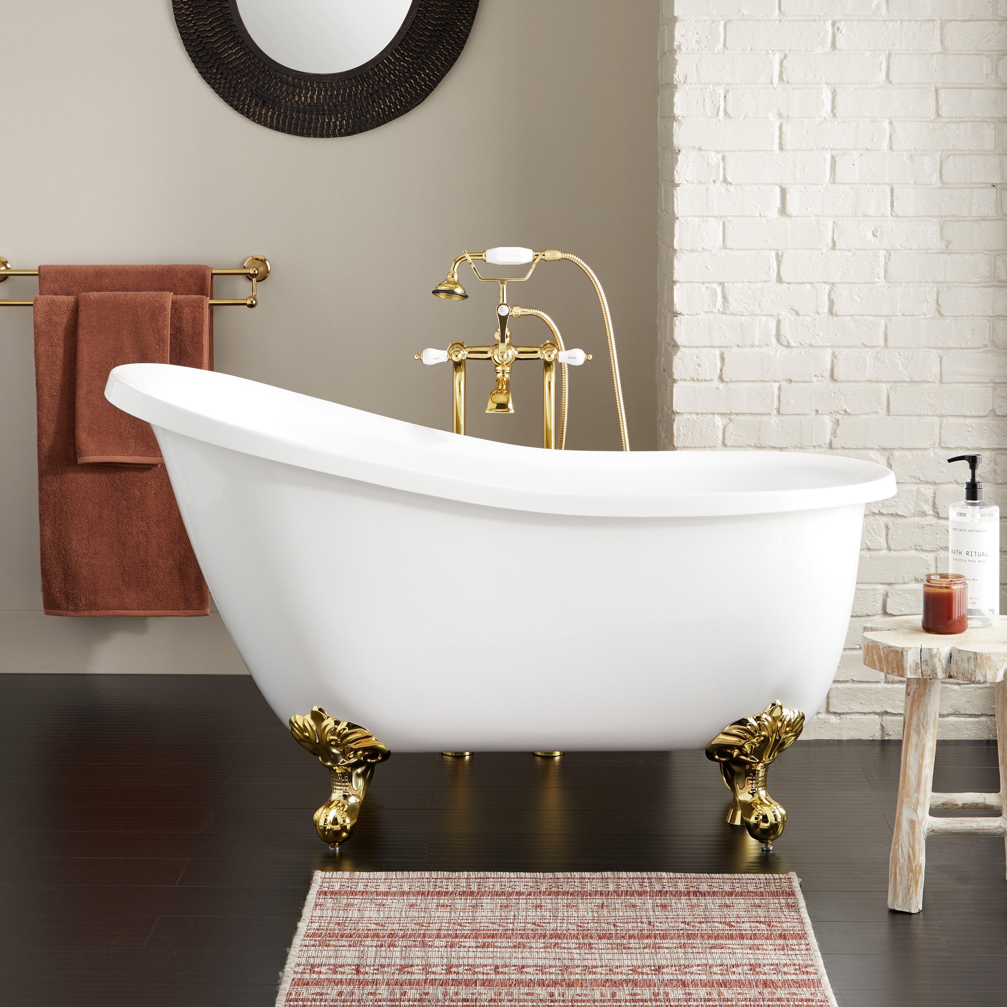 55 inch hot sale clawfoot tub