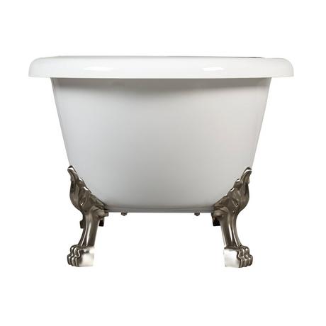 59" Audrey Acrylic Clawfoot Tub - Lion Feet