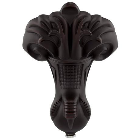 61" Ultra Acrylic Slipper Clawfoot Tub - Roll Top - Imperial feet