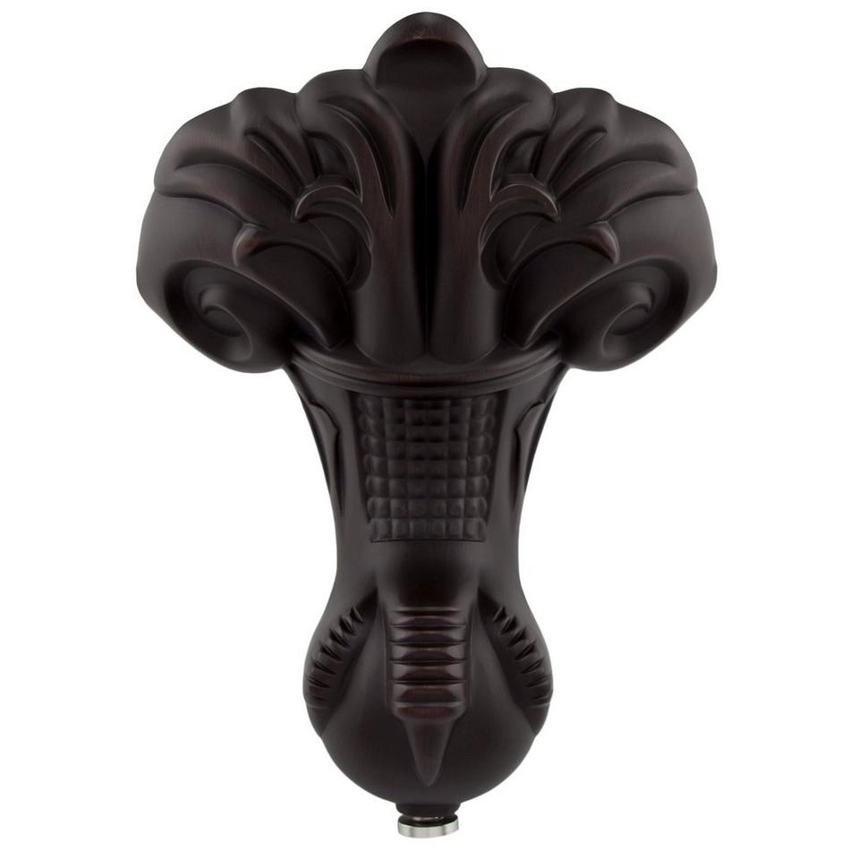 61" Ultra Acrylic Slipper Clawfoot Tub - Roll Top - Oil Rubbed Bronze Imperial Feet - No Drain, , large image number 2