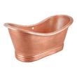 66" Paige Copper Double-Slipper Tub, , large image number 1