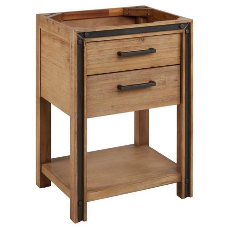 24" Celebration Console Vanity - Rustic Acacia - Vanity Cabinet Only