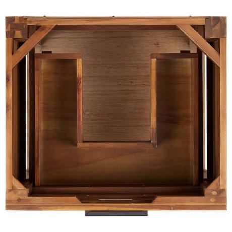 24" Celebration Console Vanity for Rectangular Undermount Sink - Rustic Acacia