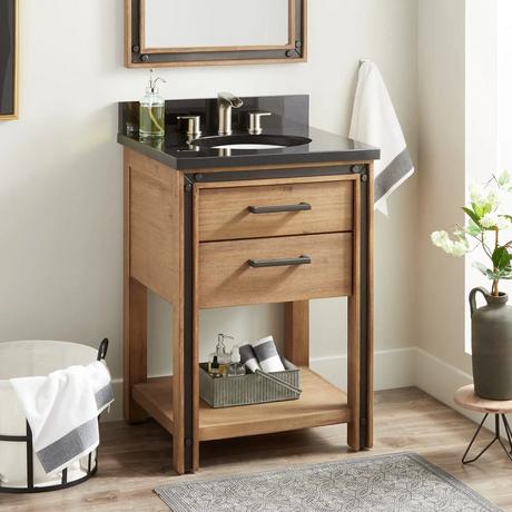 24" Celebration Console Vanity for Undermount Sink - Rustic Acacia