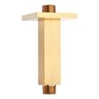 4" Square Ceiling-Mount Shower Arm - Brushed Gold, , large image number 0
