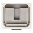 24" Hytes Mahogany Vanity With Rect Undermount Sink - Sky Gray - Carrara Marble No Faucet Holes, , large image number 4