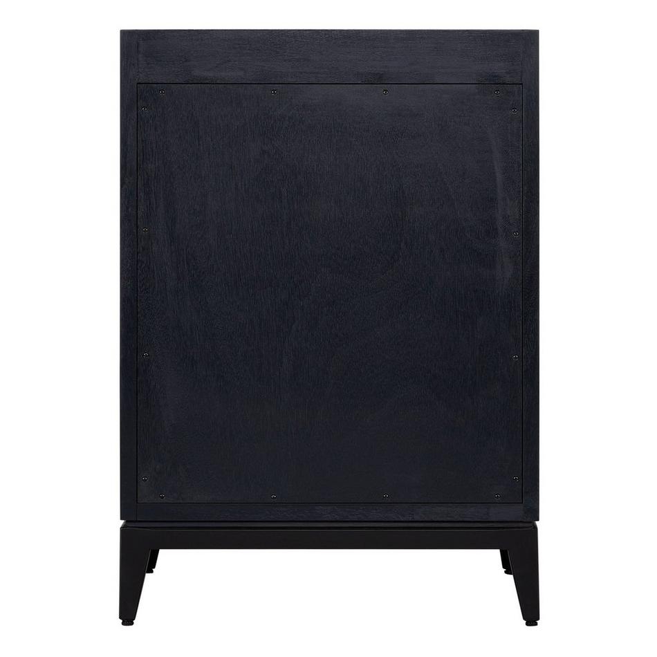 24" Hytes Mahogany Vanity With Undermount Sink - Midnight Navy Blue, , large image number 4