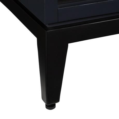 24" Hytes Mahogany Vanity With Rect Undermount Sink - Midnight Navy Blue