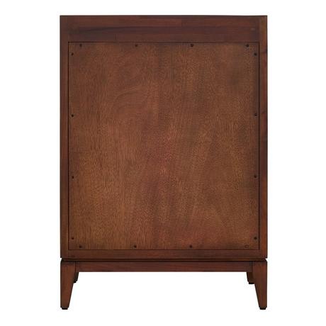 24" Hytes Mahogany Vanity With Undermount Sink - Carob Brown