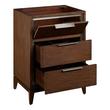 24" Hytes Mahogany Vanity With Undermount Sink - Carob Brown, , large image number 3