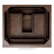 24" Hytes Mahogany Vanity With Rectangular Undermount Sink - Carob Brown, , large image number 6