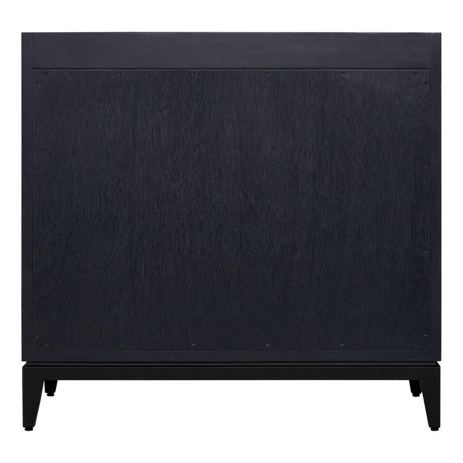 36" Hytes Mahogany Vanity - Midnight Navy Blue - Vanity Cabinet Only, , large image number 2
