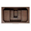 36" Hytes Mahogany Vanity With Undermount Sink - Carob Brown, , large image number 5