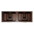 60" Hytes Mahogany Double Vanity With Undermount Sinks - Carob Brown, , large image number 5