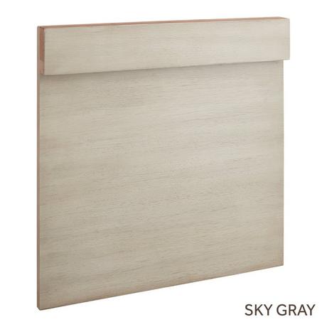 Wood Finish Sample - Sky Gray