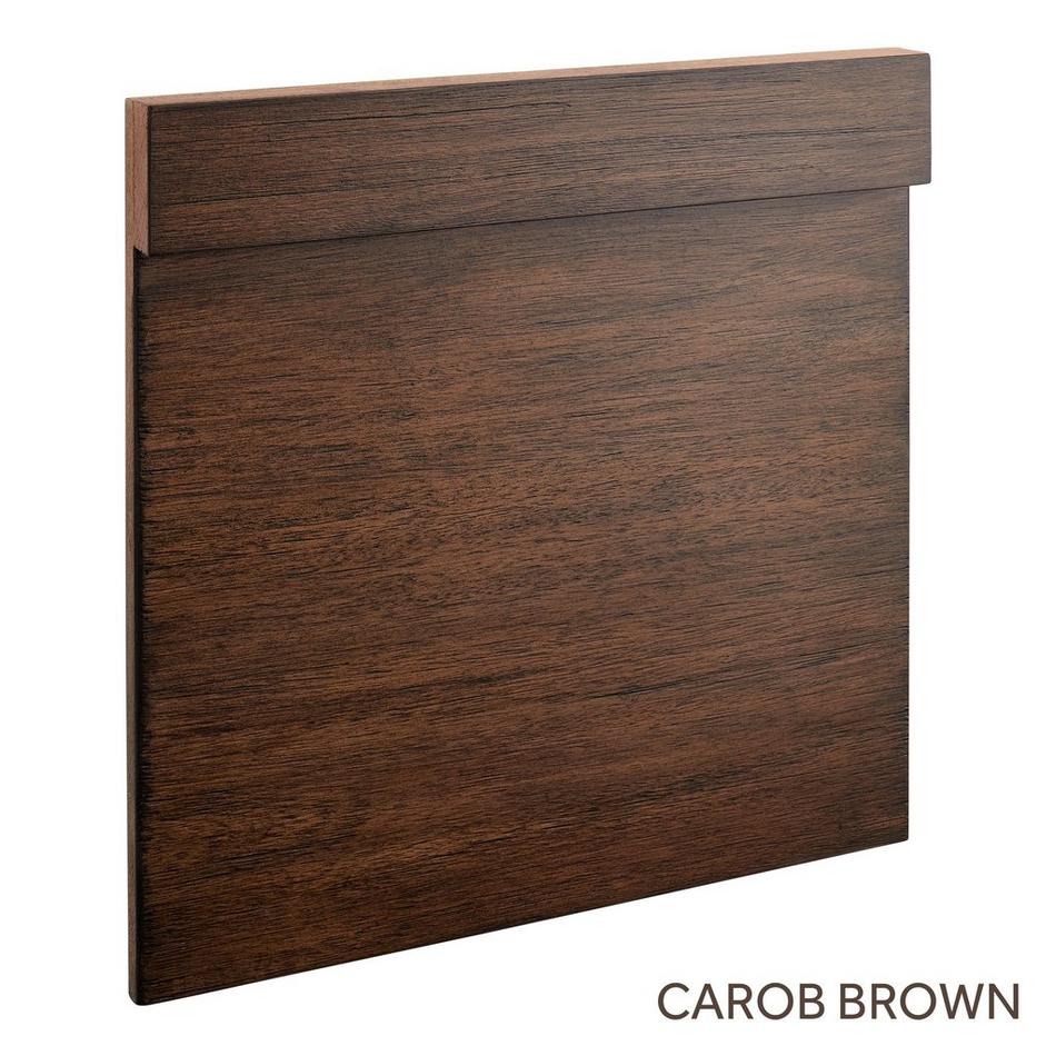 Wood Finish Sample - Carob Brown, , large image number 0