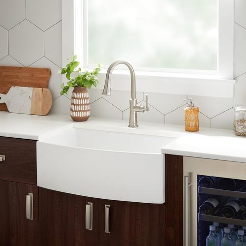 30" Wenbrook Fireclay Farmhouse Kitchen Sink