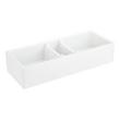 47" Tethra Triple-Bowl Fireclay Farmhouse Kitchen Sink - White, , large image number 1