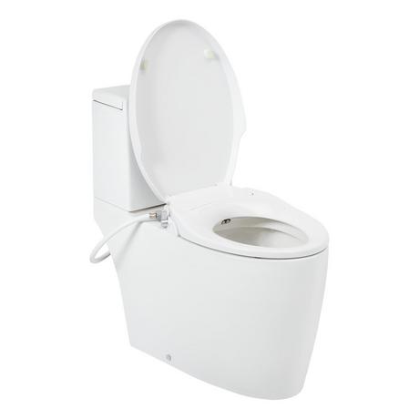 Sitka Two-Piece Skirted Elongated Toilet - White