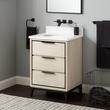 24" Hytes Mahogany Vanity With Undermount Sink - Sky Gray, , large image number 1