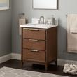 24" Hytes Mahogany Vanity With Undermount Sink - Carob Brown, , large image number 0