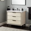 36" Hytes Mahogany Vanity With Undermount Sink - Sky Gray, , large image number 0