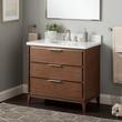 36" Hytes Mahogany Vanity With Undermount Sink - Carob Brown, , large image number 0