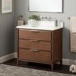 36" Hytes Mahogany Vanity With Undermount Sink - Carob Brown, , large image number 1
