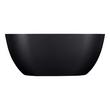 66" Catino Solid Surface Freestanding Tub - Matte Black, , large image number 3
