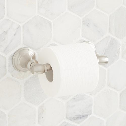 Beasley Toilet Paper Holder in Brushed Nickel