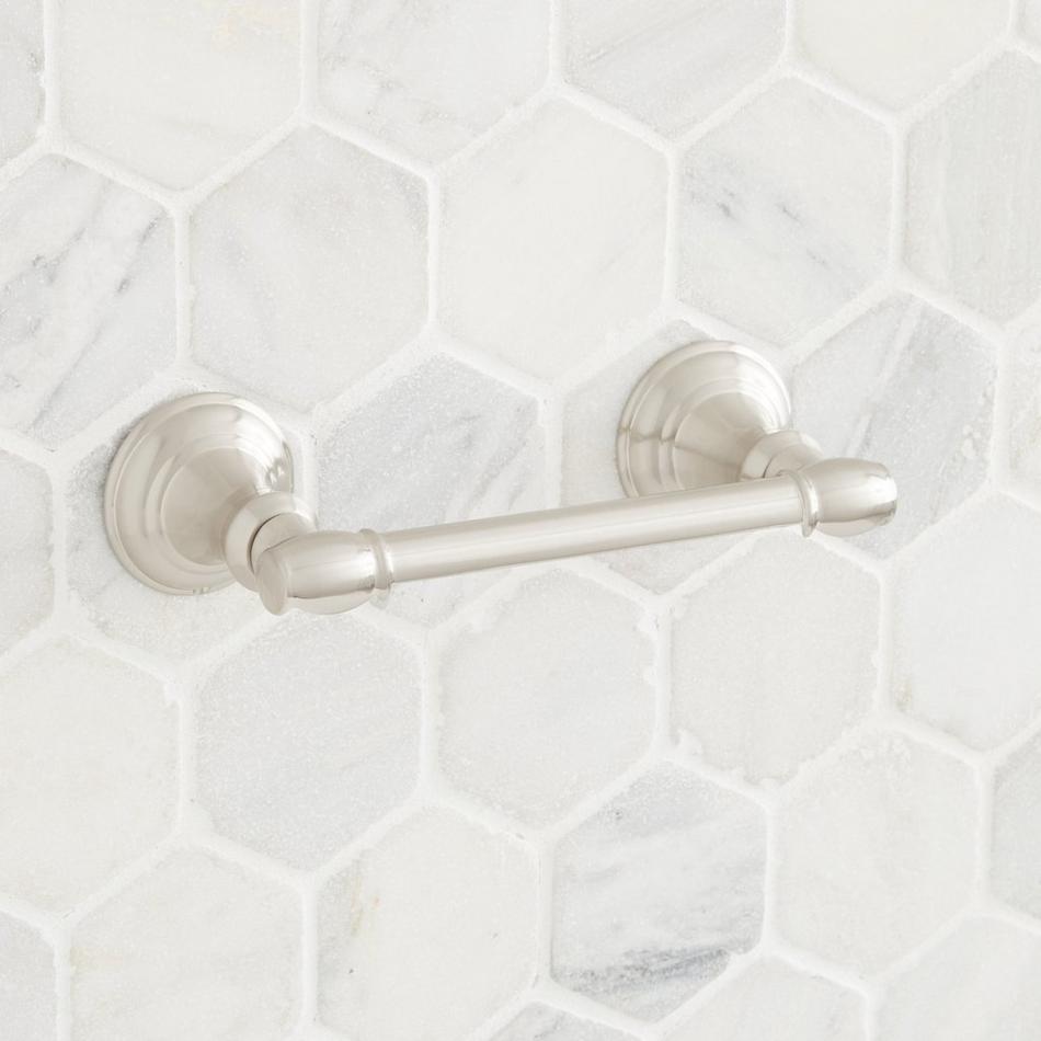 Beasley Toilet Paper Holder - Brushed Nickel, , large image number 1