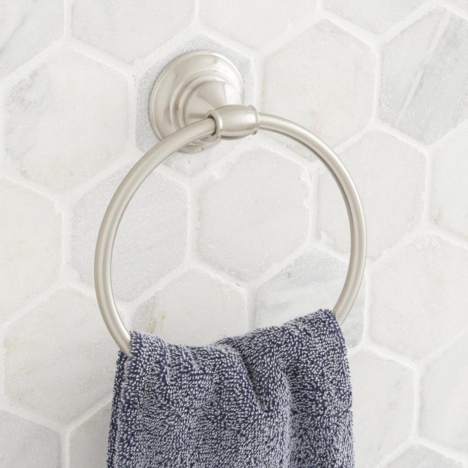 STREAM Hand Towel Ring - Barben Architectural Hardware