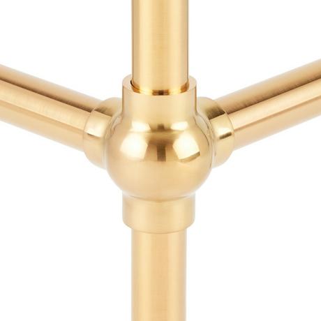 24" Cierra Console Sink with Brass Stand