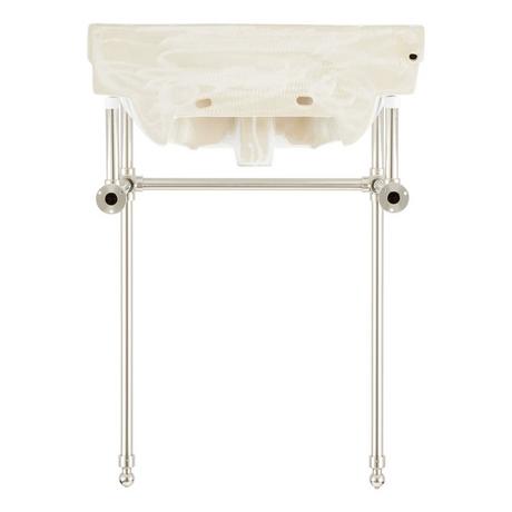 24" Cierra Console Sink with Brass Stand