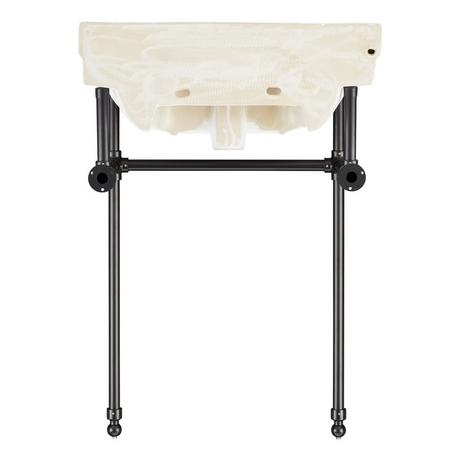 24" Cierra Console Sink with Brass Stand