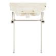 24" Cierra Console Sink with Brass Stand - Polished Nickel, , large image number 2